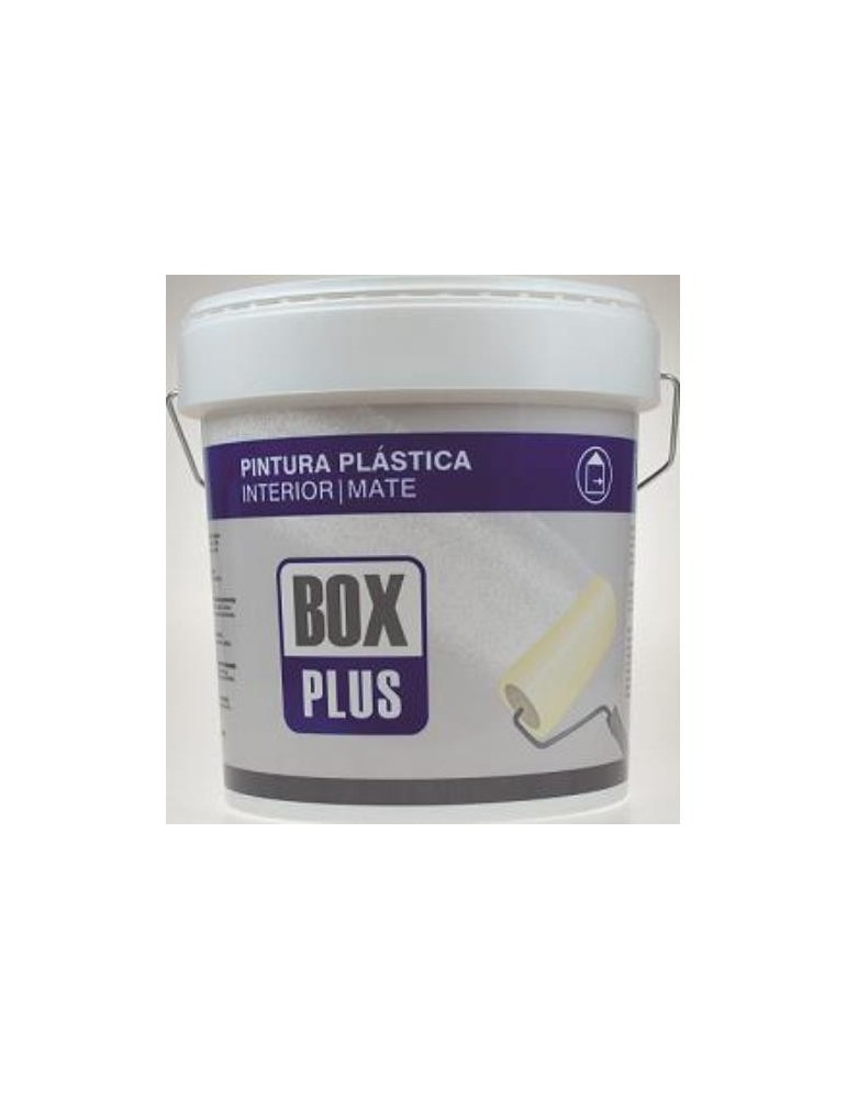 PINTURA PLASTICA INT. BOX PLUS BLANCO MATE 12KG.