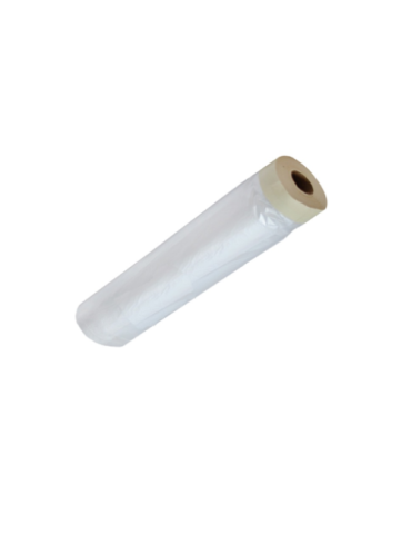 PLASTICO PINTAR 60CMX22.5M CON CINTA 19MM 0002860
