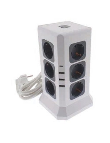 BASE TORRE 12 TOMAS Y 3 USB + 1 TIPO C 76800