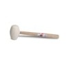 MAZA GOMA BLANCA CARA PLANA ESFERICA 250GR. 66905