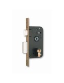 CERRADURA EMBUTIR 600-80X50 HIERRO NIQUELADO