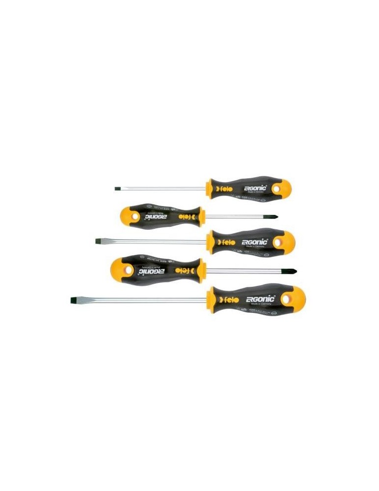 JUEGO 5 DESTORNILLADORES ERGONIC
