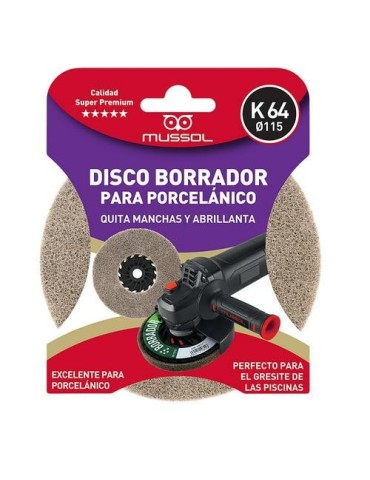 DISCO ABRILLANTADOR BORRADOR PORCELANICO K64 115MM