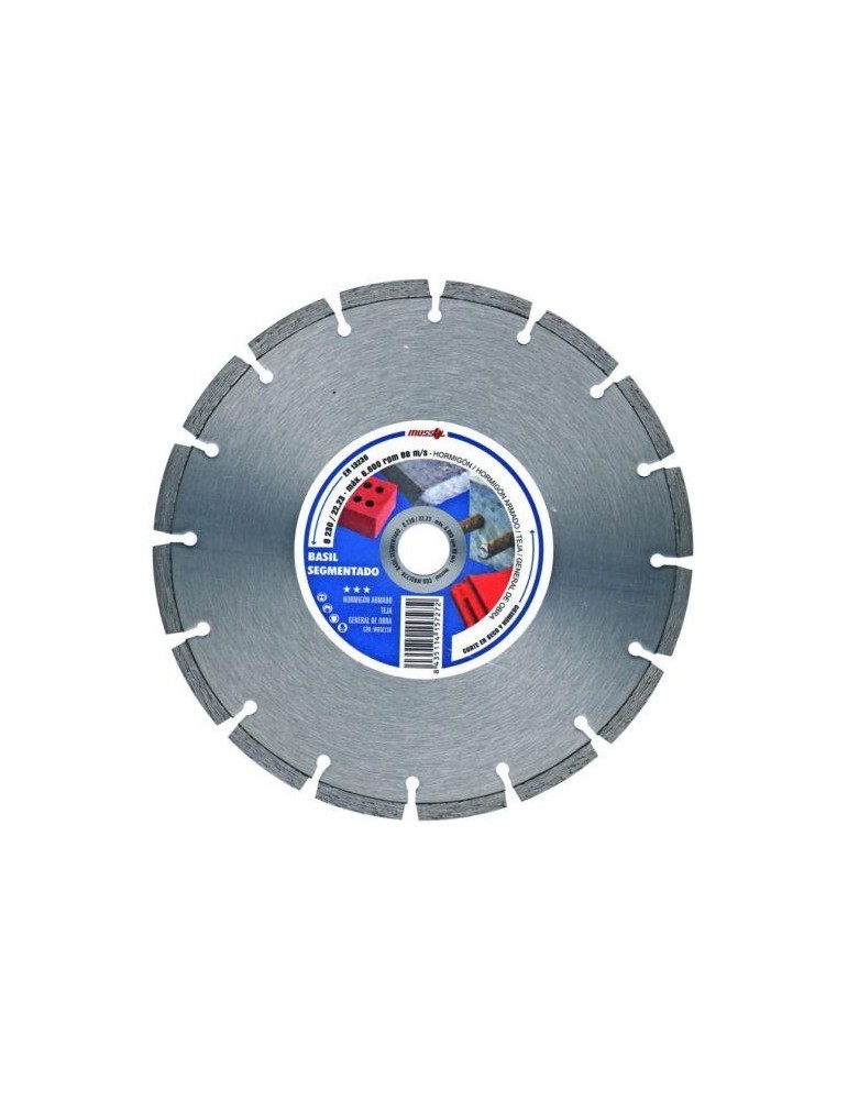 DISCO DIAMANTE BASIL SEGMENTADO 230 WBSE230