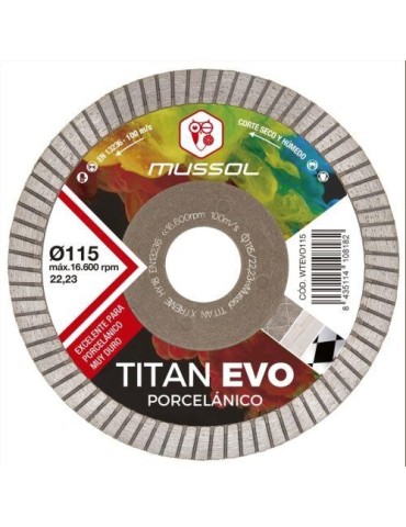 DISCO DIAMANTE TITAN EVO 115 MM. WTEVO115