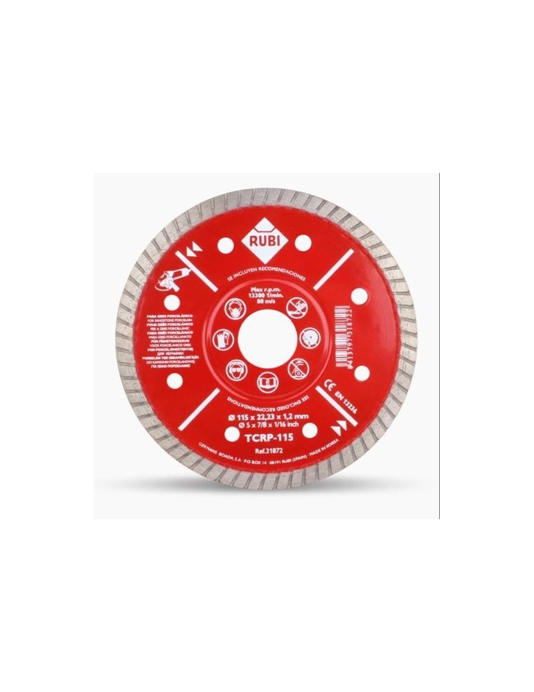 DISCO DIAMANTE PORCELANA EXTRAFINO 115 31972