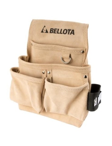 PORTA-HERRAMIENTAS PIEL 4 BOLSILLOS SIN CINTURON