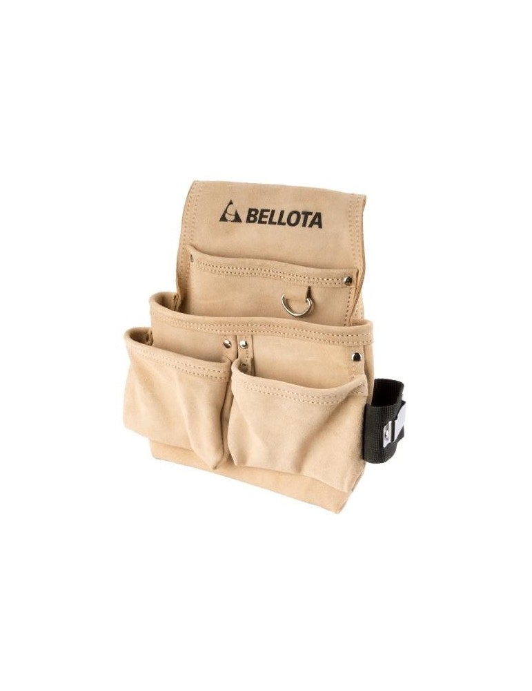 PORTA-HERRAMIENTAS PIEL 4 BOLSILLOS SIN CINTURON