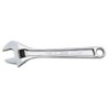 LLAVE AJUSTABLE MOLETA CENTRAL CROMADA 6"