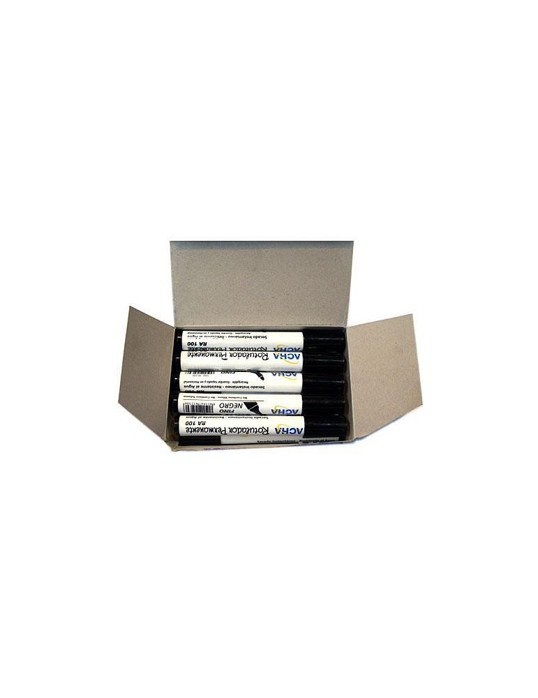 ROTULADOR PERMANENTE FINO (CAJA DE 10) ROJO 45232