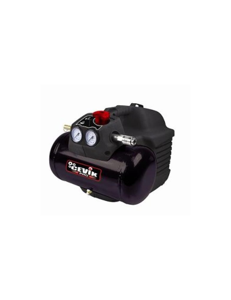 COMPRESOR 1,5HP SIN ACEITE 6L.8BAR.160L.CA-PRO7N