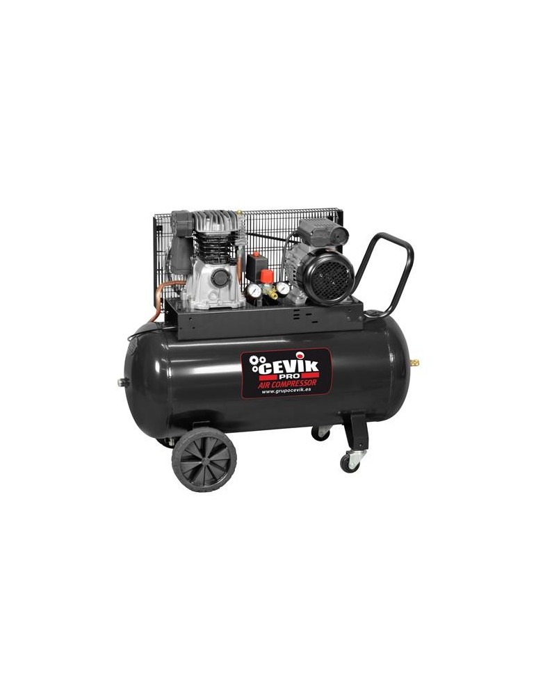COMPRESOR CORREA 100L 3HP MONOFASICO 10BAR 321L/M