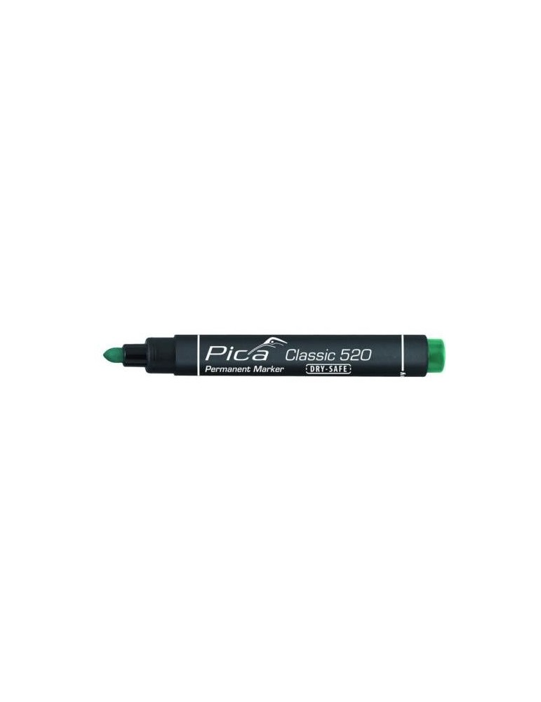 MARCADOR PERMANENTE PICA TIPO BALA VERDE