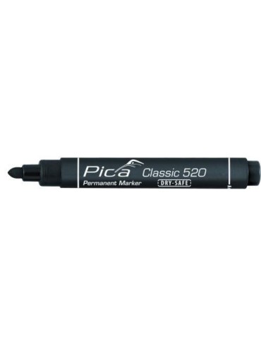 MARCADOR PERMANENTE PICA TIPO BALA NEGRO
