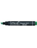 MARCADOR PERMANENTE PICA TIPO PINCEL VERDE