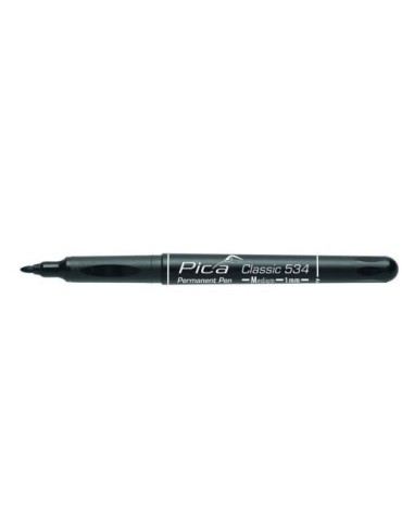 MARCADOR PERMANENTE PICA CLASSIC BALA NEGRO