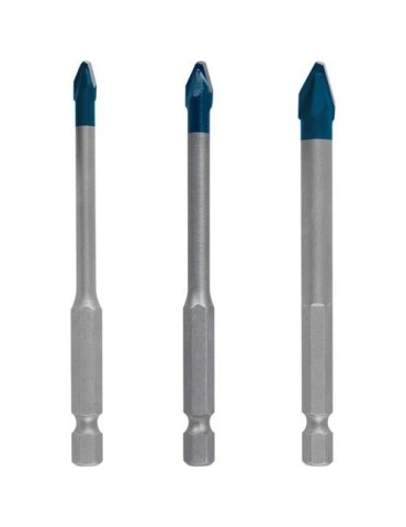 JUEGO BROCAS PORCELANICO EXPERT HEX-9 3 UNIDADES