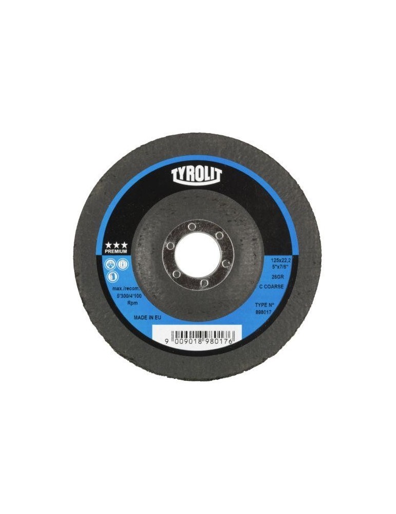DISCO DE LIMPIEZA 28 VL GR 125X22,2 898017