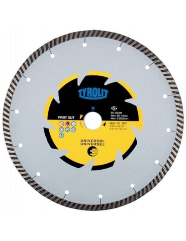 DISCO DIAMANTE GENERAL OBRA ECO TURBO 125X2X22,23