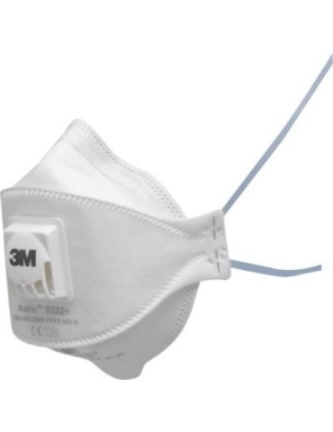 MASCARILLA PARTICULAS FFP2 CON VALVULA 9322+BLK