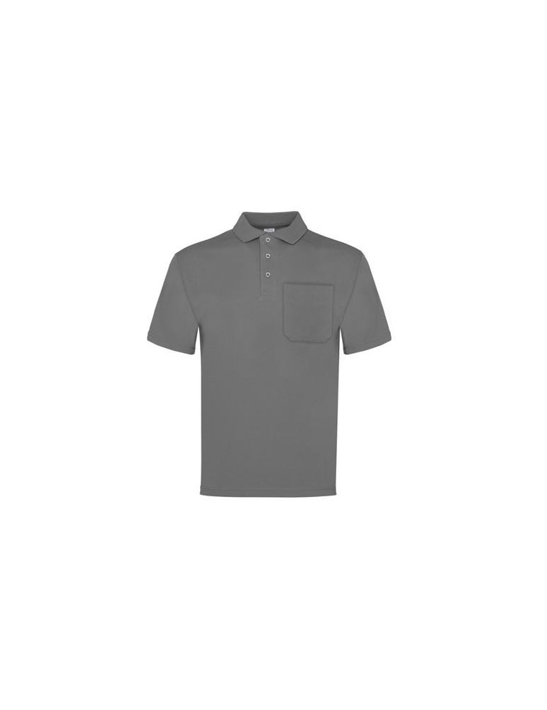 POLO M/CORTA GRIS 1 BOLSILLO T. XL 100-GR