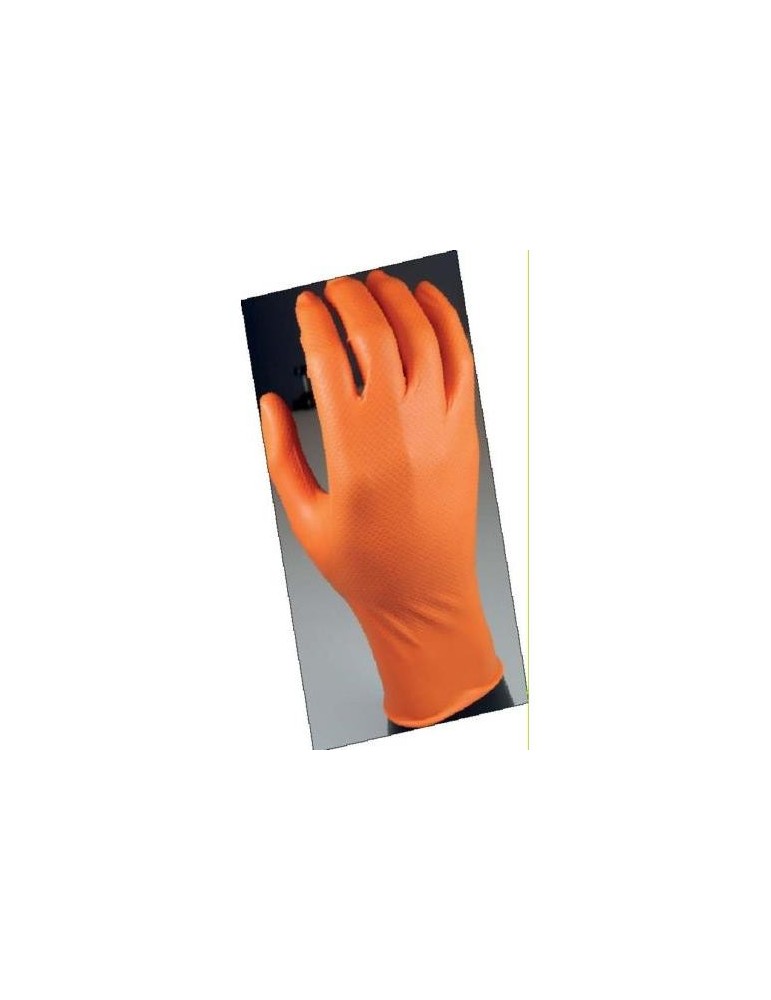 GUANTE DESECHABLE NITRILO GRIPPAZ 580 OR M