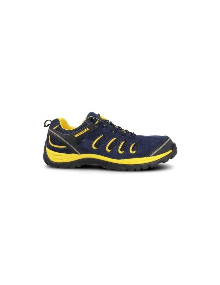 ZAPATO SEG. S1P RADIO AZUL MARINO AMARILLO T-40