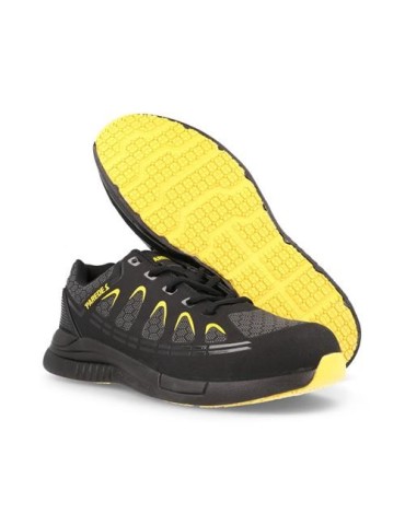 ZAPATILLA SEG. EXCALIBUR NEGRO-AMARILLO T-42