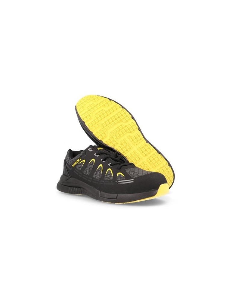 ZAPATILLA SEG. EXCALIBUR NEGRO-AMARILLO T-48