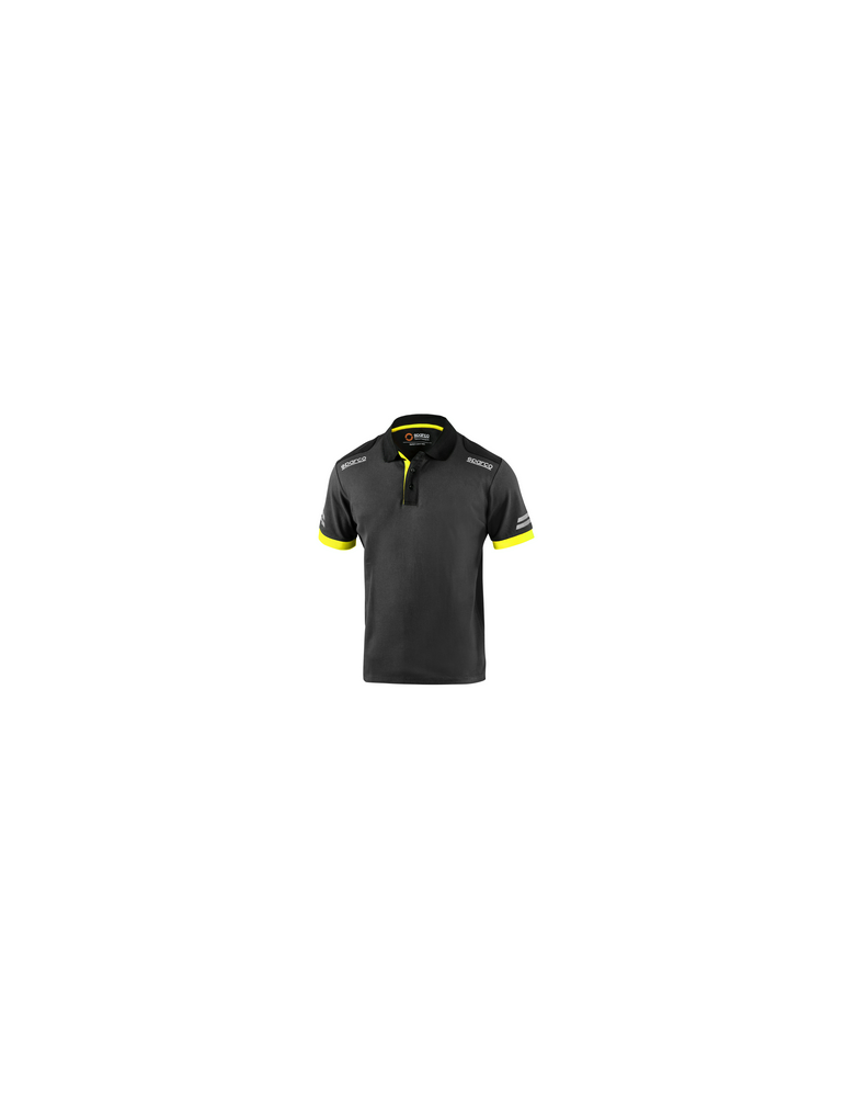 POLO TOLEDO M/CORTA GRIS AMARILLO T-M