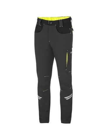 PANTALON KANSAS LIGHT TECH GRIS/AMARILLO T-M
