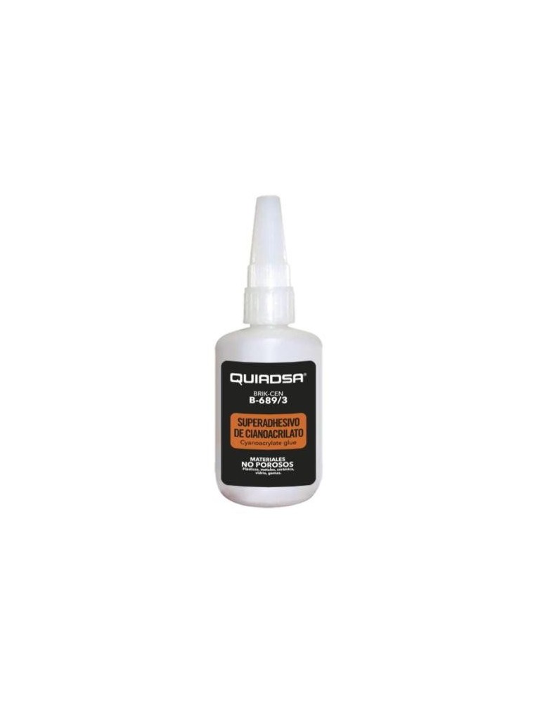 ADHESIVO CIANOACRILATO MATERIAL PLASTICO 50GR.