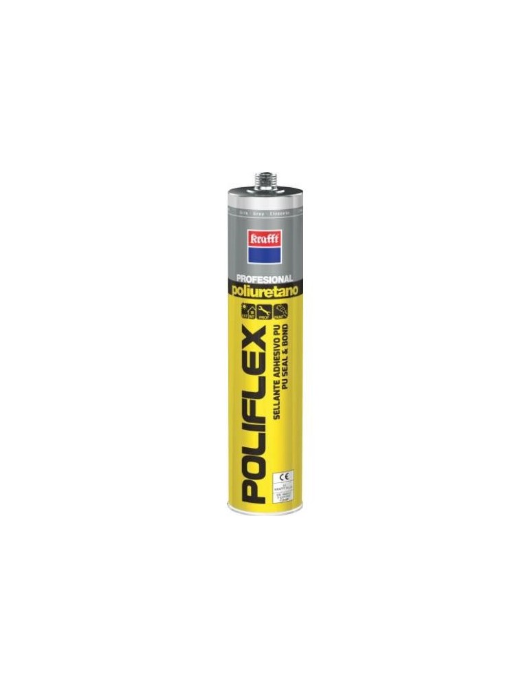 MASILLA POLIURETANO POLIFLEX GRIS 300 ML. 50013