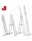 ESCALERA MULTIUSO DE TRES TRAMOS CON 14 PELDAÑOS