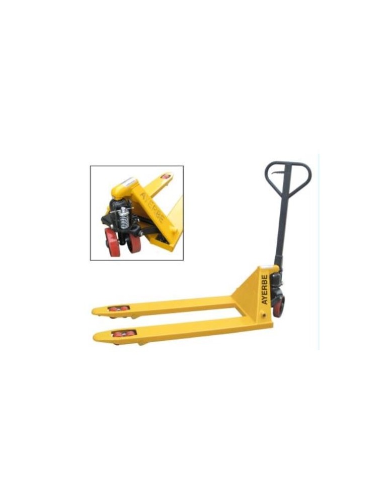 TRANSPALETA 2500 KG.RUEDA POLIURETANO 580710