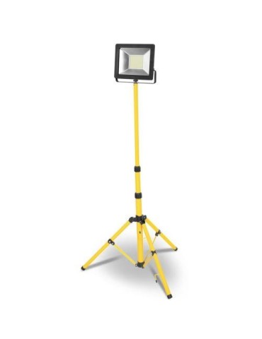 PROYECTOR LED 1X50W. LUZ FRIA. TRIPODE 5M. 23813