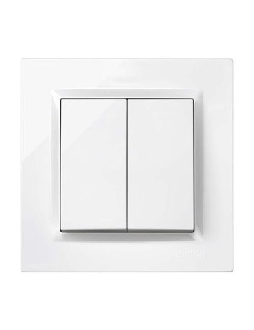 DOBLE CONMUTADOR BLANCO. SERIE 10 F1090397030