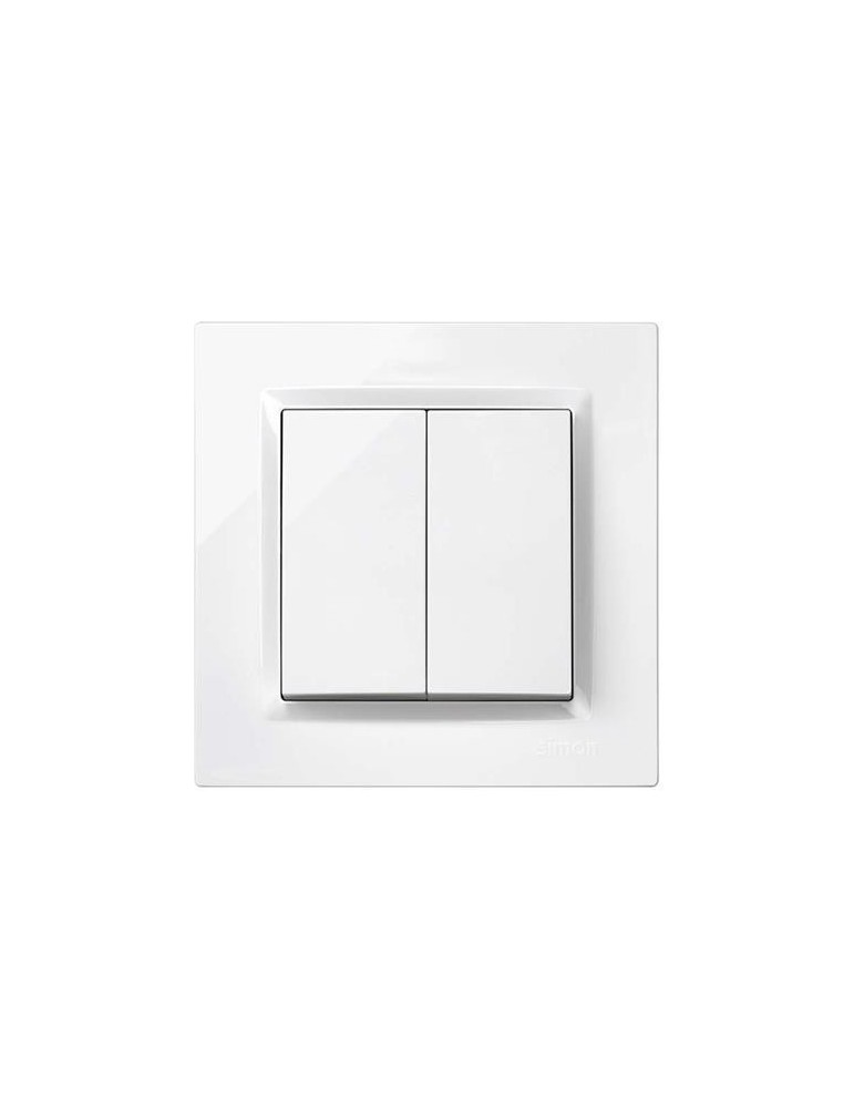 DOBLE CONMUTADOR BLANCO. SERIE 10 F1090397030