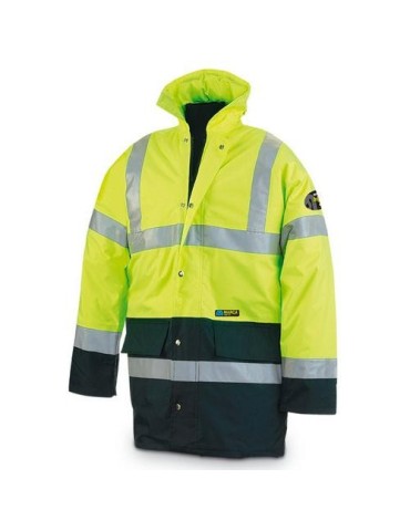 PARKA FLUO MIXTA AMARILLA/AZUL T.L 288PFMIXYFA