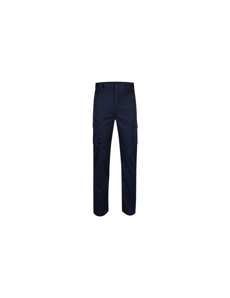 PANTALON STRETCH COLOR AZUL NAVY TALLA 48 103002S
