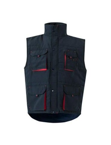 CHALECO ACOLCHADO BICOLOR AZUL/ROJO T.M 205902