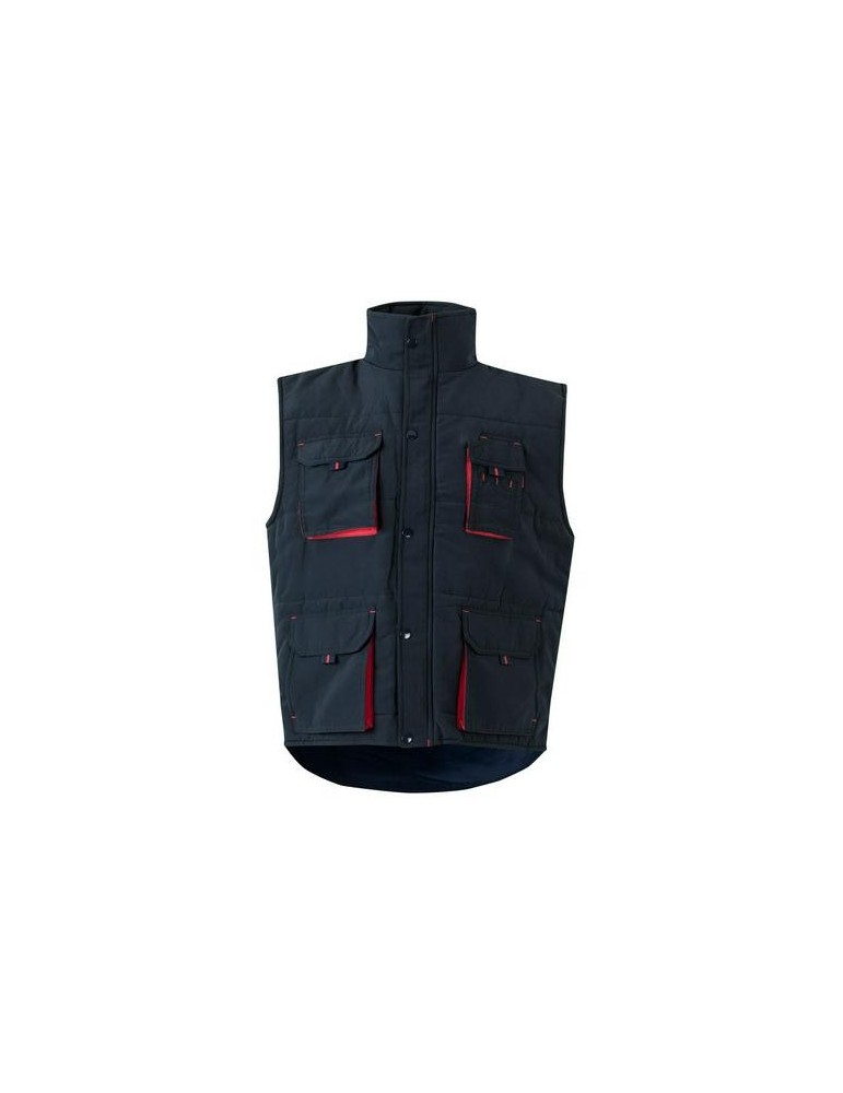 CHALECO ACOLCHADO BICOLOR  AZUL/ROJO T.XL 205902
