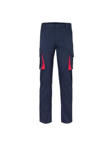 PANTALON STRETCH BICOLOR AZUL/ROJO T.46 103024S