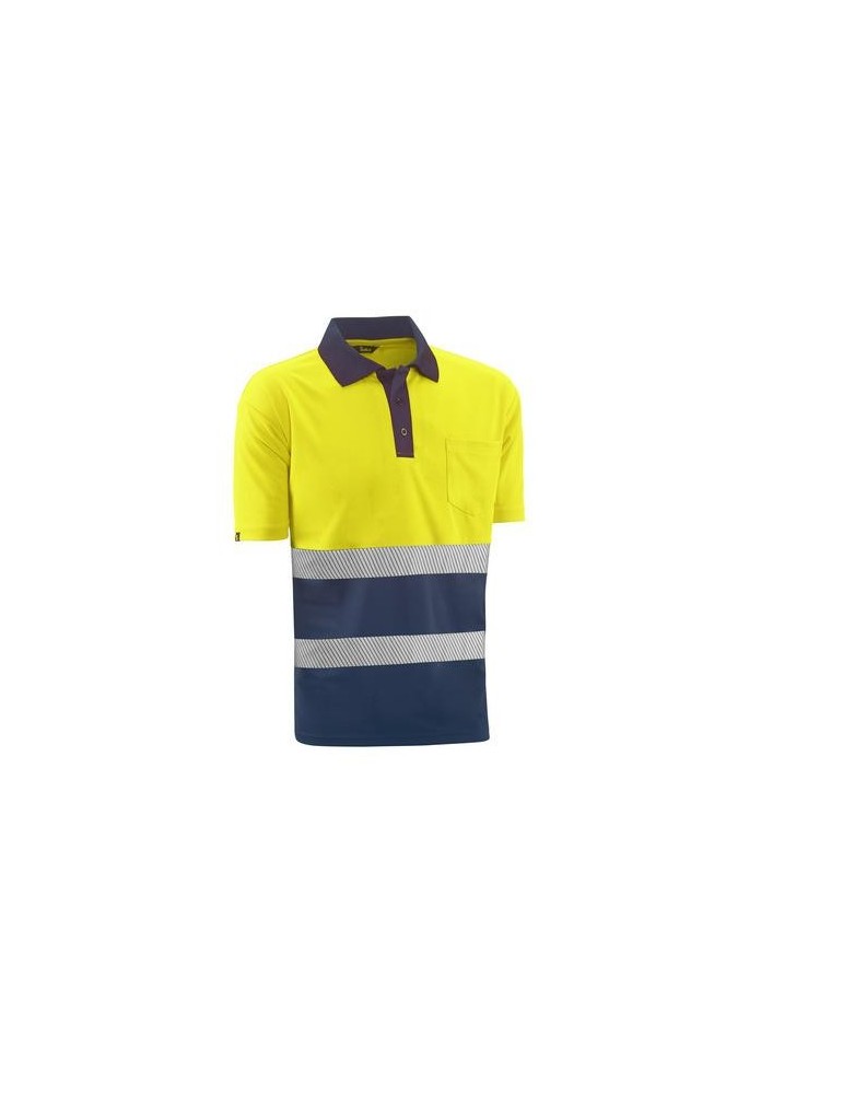 POLO M/C ALTA VISIBILIDAD LONDON AMAR/MARINO T.S