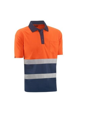POLO M/C ALTA VISIBILIDAD LONDON NARAN/MARIN T.2XL