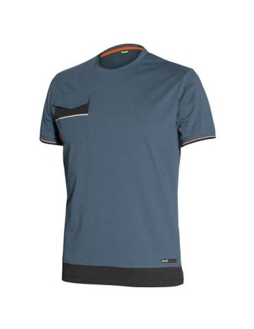 CAMISETA BOOM AZUL 100% ALGODON T. M  8810B-040-M
