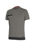 CAMISETA BOOM 100% ALGODON GRIS T.S 8810B-080-S