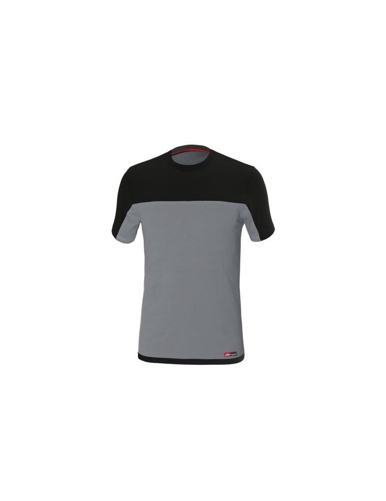 CAMISETA STRETCH GRIS/NEGRO 8772 T-XXL