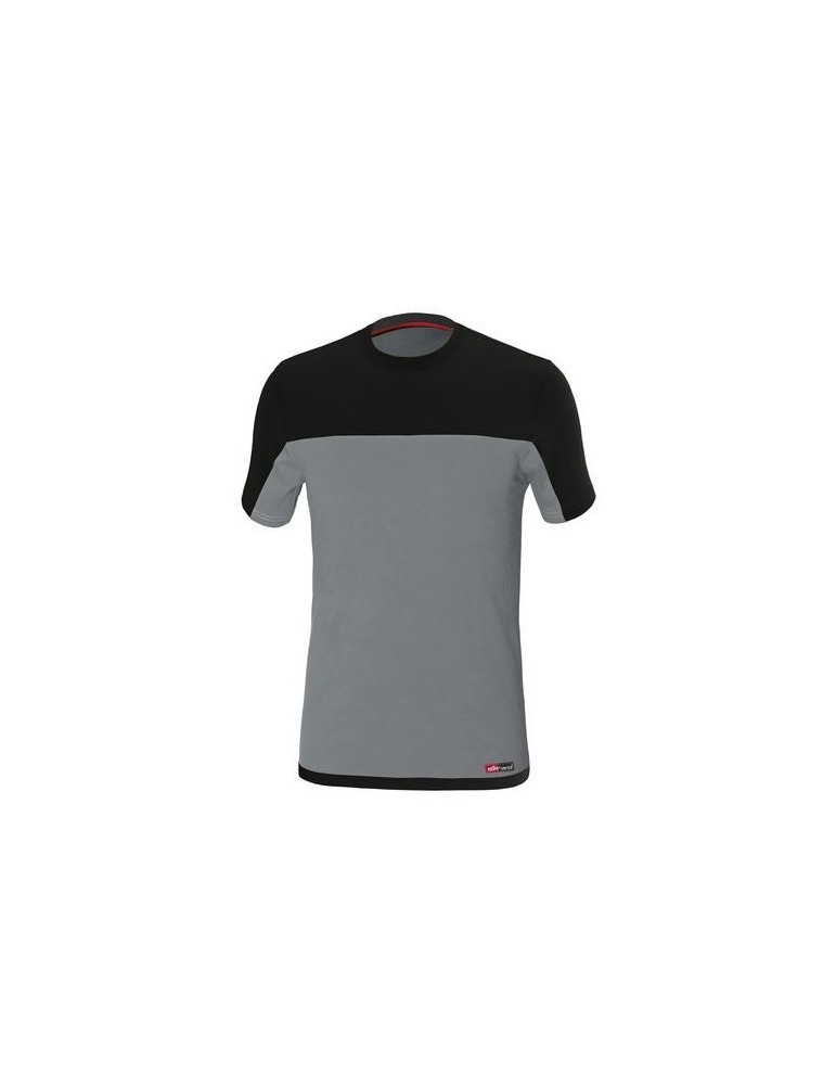CAMISETA STRETCH GRIS/NEGRO 8772 T. 3XL
