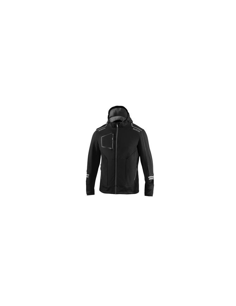 CHAQUETA TECNICA SOFT-SHELL TECH  YORK NEGRA T.L